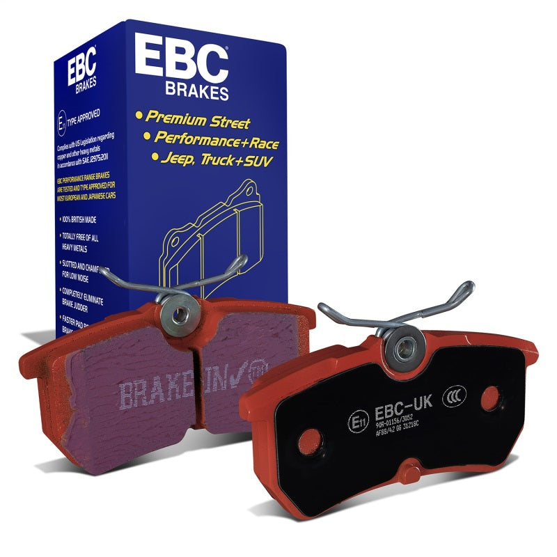 EBC 13+ Ford Fiesta 1.6 Turbo ST Redstuff Rear Brake Pads DP31218C