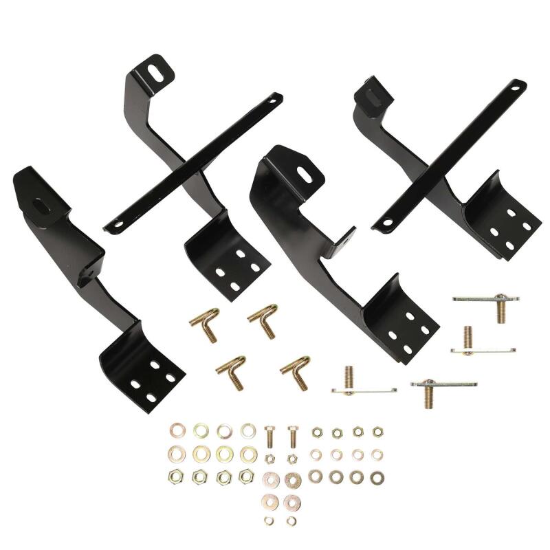 Westin 22-1975 Premier Oval Nerf Step Bar Mount Kit for 2011-2019 Ford Explorer 4-Door Black