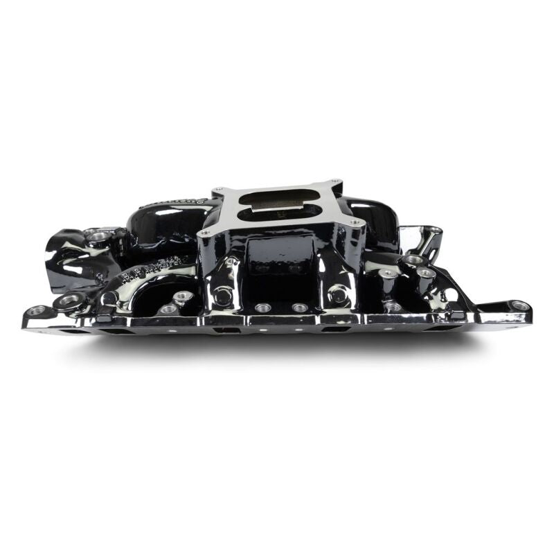 Edelbrock 7521-BP RPM Air-Gap Intake Manifold for Small-Block Ford - Black Plasma Finish