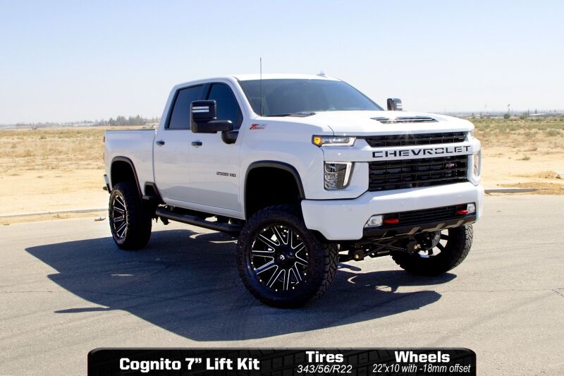 Cognito Motorsports 110-P1032 7-Inch Standard Lift Kit with Fox PSMT 2.0 Shocks for 2020-2024 Chevrolet Silverado / GMC Sierra 2500 HD / 3500 HD