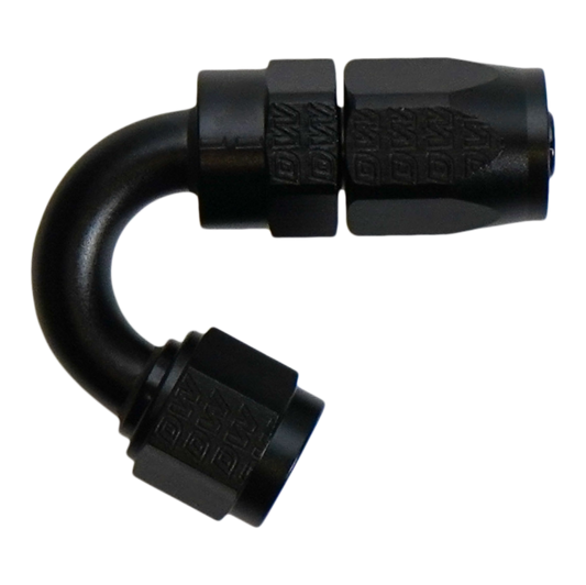 DeatschWerks 6AN Female Flare Swivel 150-degree Hose End CPE