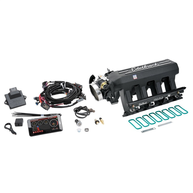 Edelbrock 35733 Pro Flo 4 XT EFI System Sequential Port LS Gen III/IV Cathedral Port 550 HP Max