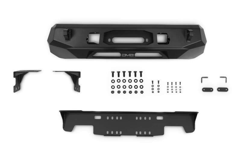 DV8 16-23 Toyota Tacoma Center Mount Winch Front Bumper - #FBTT1-06