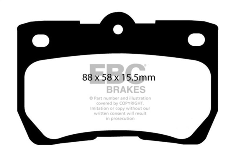 EBC 06-07 Lexus GS300 3.0 Yellowstuff Rear Brake Pads DP41586R