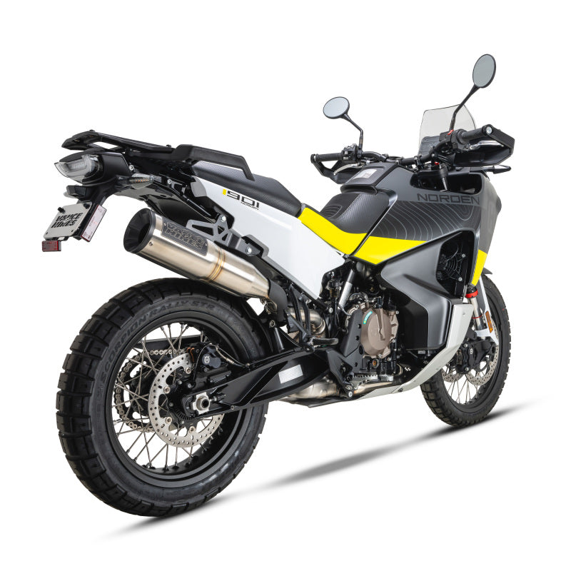 Vance & Hines 17415 Hi-Output 450 Slip-On Brushed for 2019-2023 KTM 790/890 Adventure