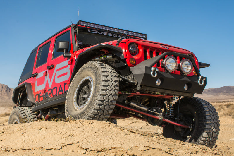 DV8 Offroad 07-18 Jeep Wrangler JK Front & Rear Flat Tube Fenders - #FENDB-02