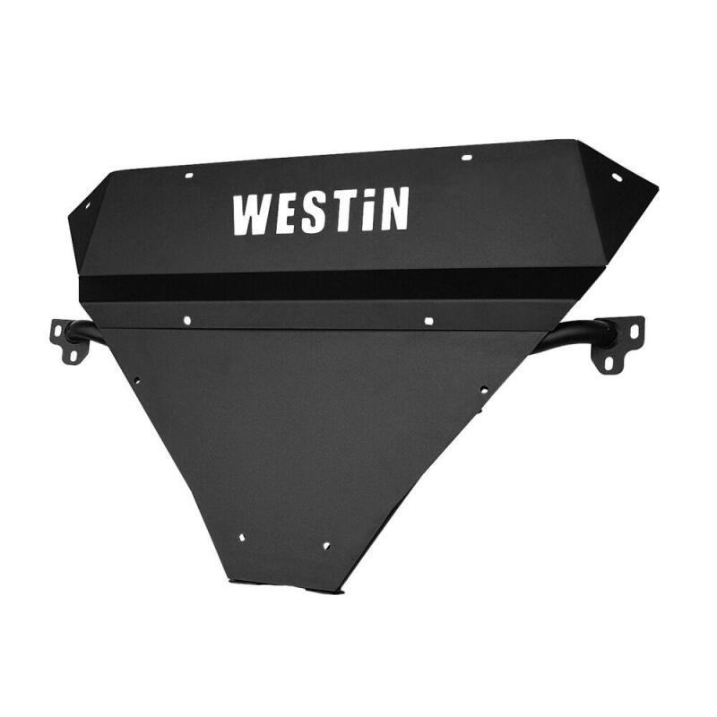 Westin 58-71005 Outlaw Bumper Skid Plate for 2016-2019 Chevrolet Silverado 1500 Textured Black