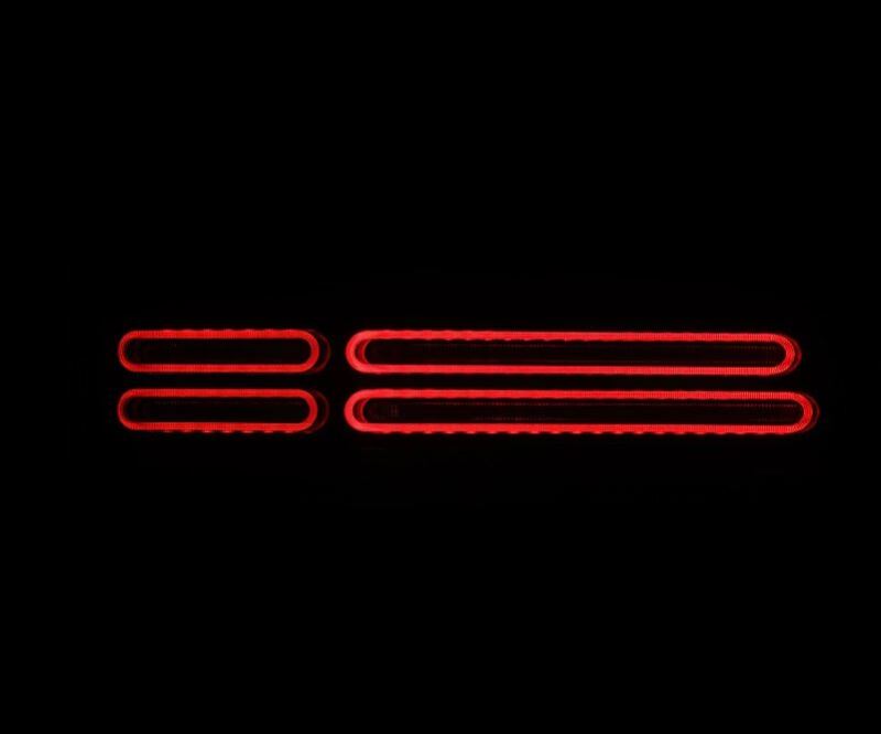 AlphaRex 691012 23-25 Nissan Z Nova-Series Quad-Loop Style Prismatic LED Tail Lights - Black