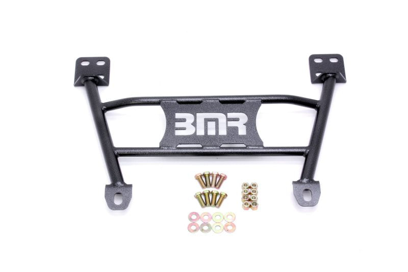 BMR 2005-2014 S197 Mustang Radiator Support Chassis Brace - Black Hammertone