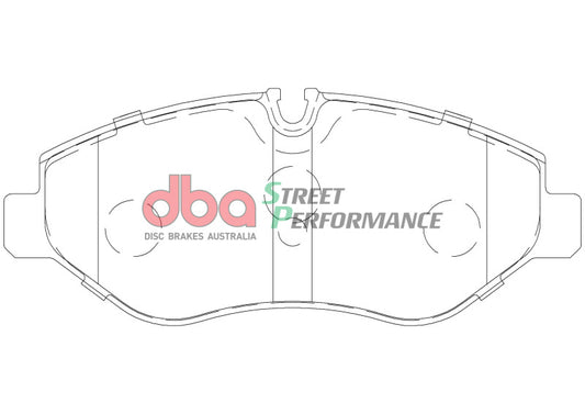 DBA 07-09 Dodge Sprinter 2500 (w/285mm Frt Rotor/Bosch Pin Type) Front SP Performance Brake Pads
