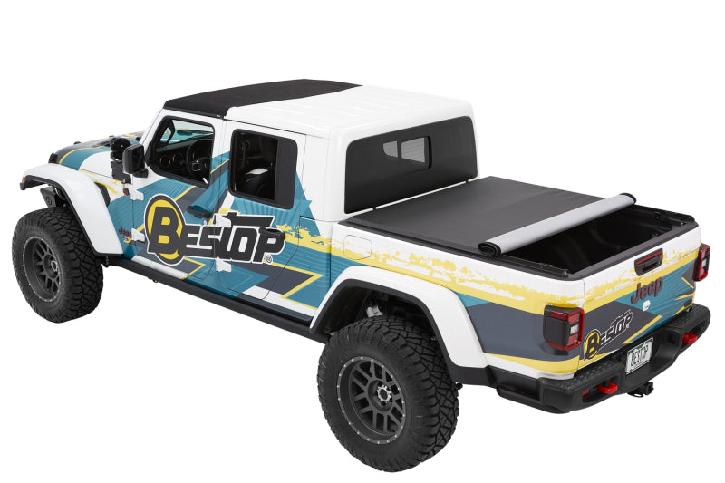 Bestop Roll Soft Tonneau - 20-26 for Jeep Gladiator For 5 Ft. Bed EZ-Roll