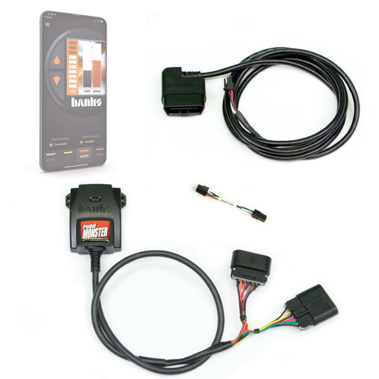 Banks Power Pedal Monster® Kit, Aptiv GT 150, 6 Way, Std Alone, Use w/Phone, CARB, 2007.5-19 CHEVY/GMC 2500/3500 6.6L