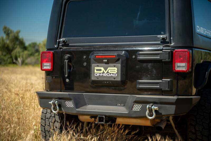 DV8 Offroad 07-18 Jeep Wrangler JK Spare Tire Delete - #TSJK-01