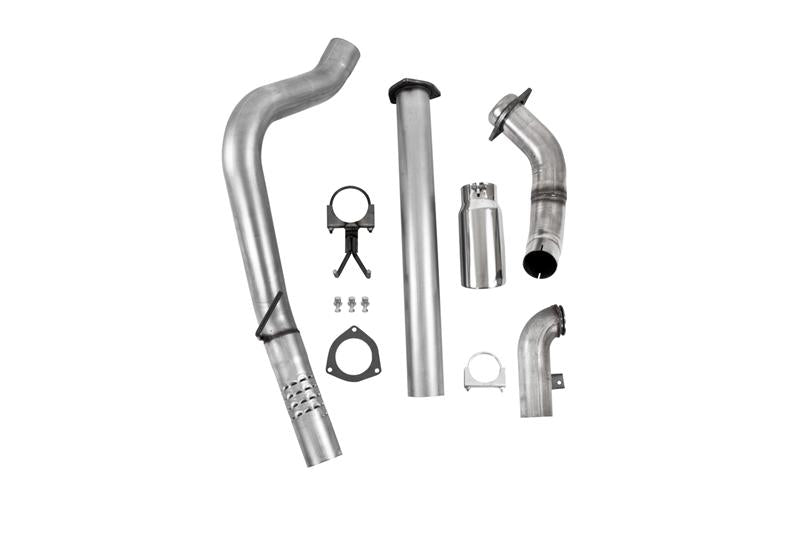 MBRP Ford 6.7L F-250/350/450 4in Filter Back Alum and Down Pipe Exhaust
