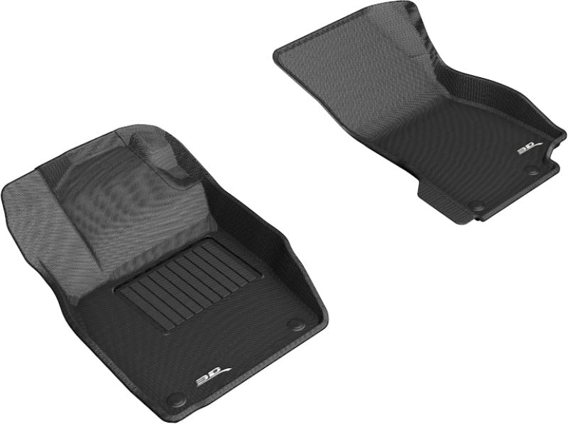 3D MAXpider Kagu Front Floor Mats for 2019-2020 Audi A8L