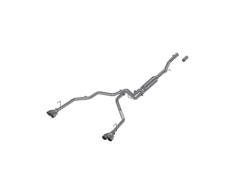 MBRP Suburban XL 5.3L 3in AL 2.5in Dual Split Carbon Fiber Cat-back