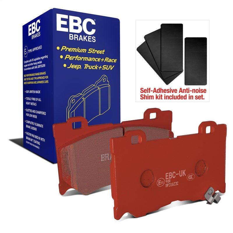 EBC 08-13 Infiniti FX50 5.0 Redstuff Front Brake Pads DP31823C