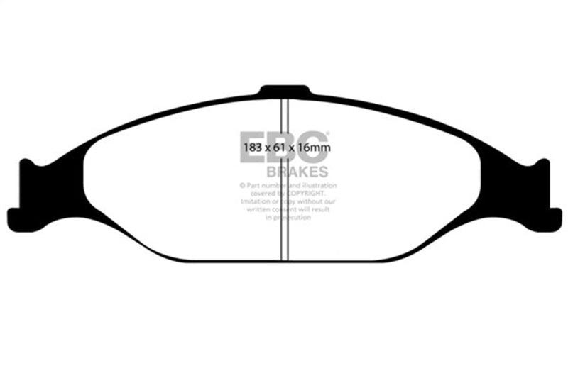 EBC 99-04 Ford Mustang 3.8 Redstuff Front Brake Pads DP31242C