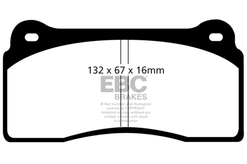 EBC 99-03 Aston Martin DB7 5.9 Orangestuff Front Brake Pads DP91110