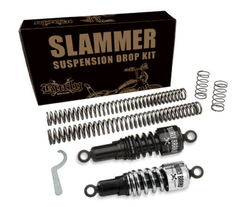 Burly Brand B28-1000 Slammer Kit Chrome for 1982-2003 Harley-Davidson Sportster
