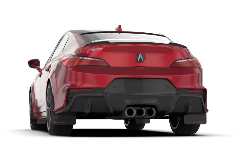 Rally Armor UR Mud Flaps - 2023-2025 Acura Integra - Black/Red Logo - #MF109-UR-BLK-RD