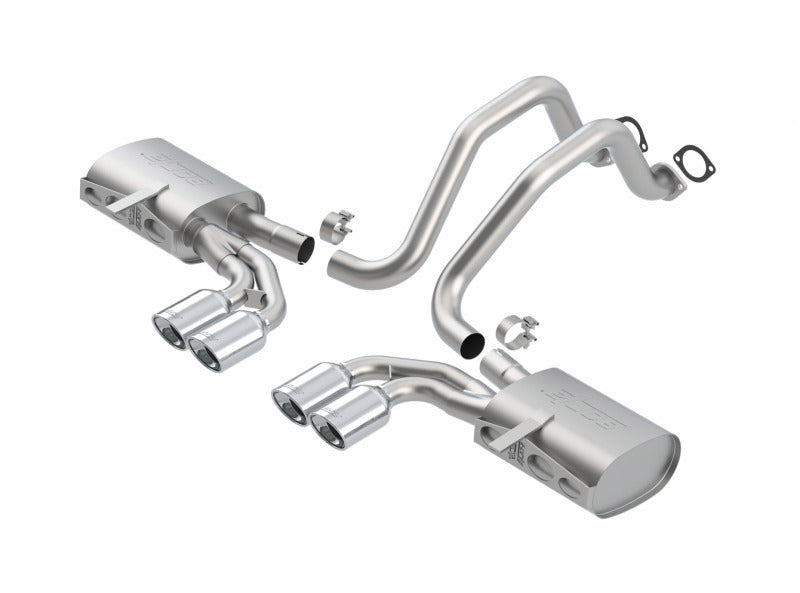Borla 140426 97-04 Chevrolet Corvette 5.7L 8cyl Touring SS Catback Exhaust - #140426
