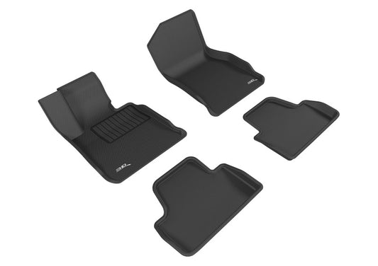 3D MAXpider Kagu Front & Rear Floor Mats for 2008-2014 BMW X6