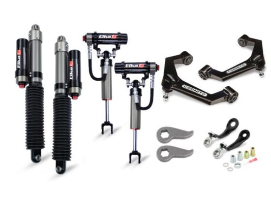 Cognito Motorsports 210-P1129 3-Inch Elite Leveling Kit with Elka 2.5 Reservoir Shocks for 2020-2024 Chevrolet Silverado / GMC Sierra 2500 HD / 3500 HD