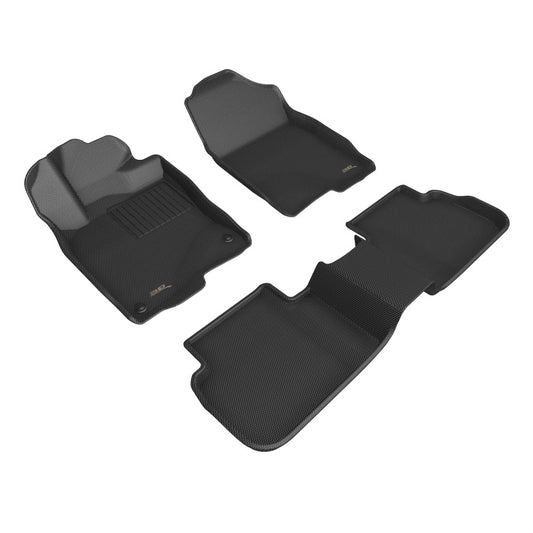 3D MAXpider Kagu Front & Rear Floor Mats for 2022-2023 Acura Integra / Honda Civic (No Rear Usb Port)