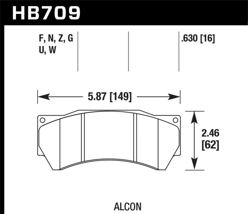 Hawk Performance HB709B.630 HPS 5.0 Street Brake Pads