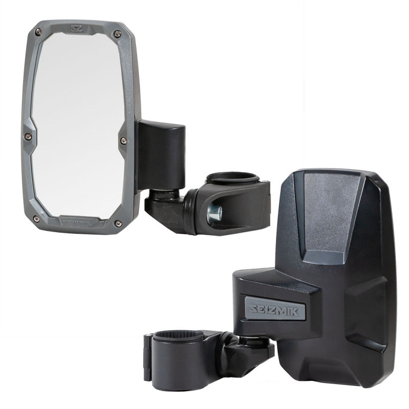 Seizmik 01+ A Cat/Hon/JD/Kaw/Pol/Suz/Yam Embark Sideview Mirror - 1.75 in. Clamp Pair 56-18104