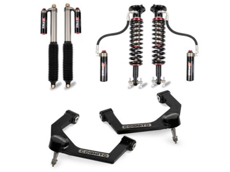 Cognito Motorsports 220-P1141 2.5-Inch Elite Leveling Kit with Elka 2.5 Reservoir Shocks for 2021-2023 Ford F-150 4WD