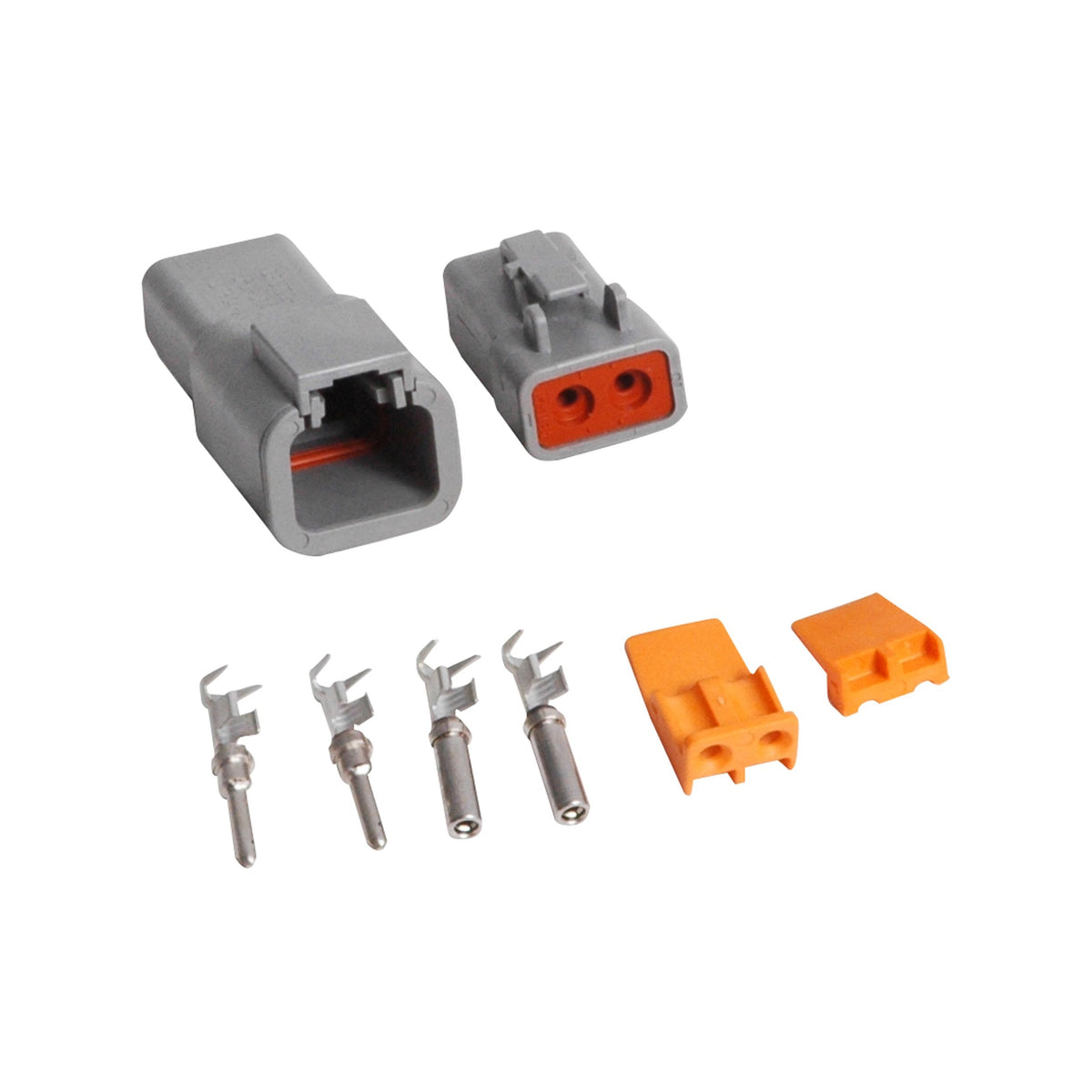 MSD 8184 Deutsch Connector - 2-Pin - 12-14 Gauge