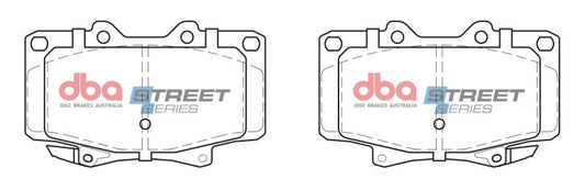 DBA 96-97 Lexus LX450 Front Street Series Brake Pads