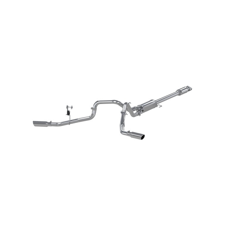 MBRP S5257409 Armor Plus Cat-Back Exhaust - 2.5-Inch Dual Side Exit | T409 Stainless