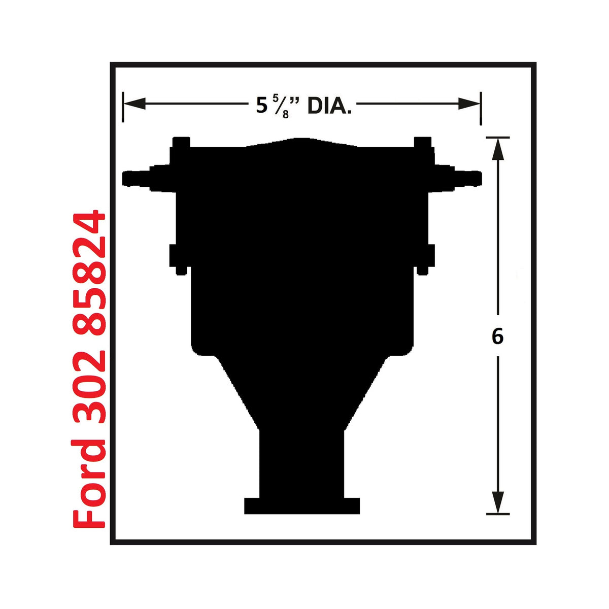 MSD 85824 for Ford 289 - 302 Crab Cap Distributor