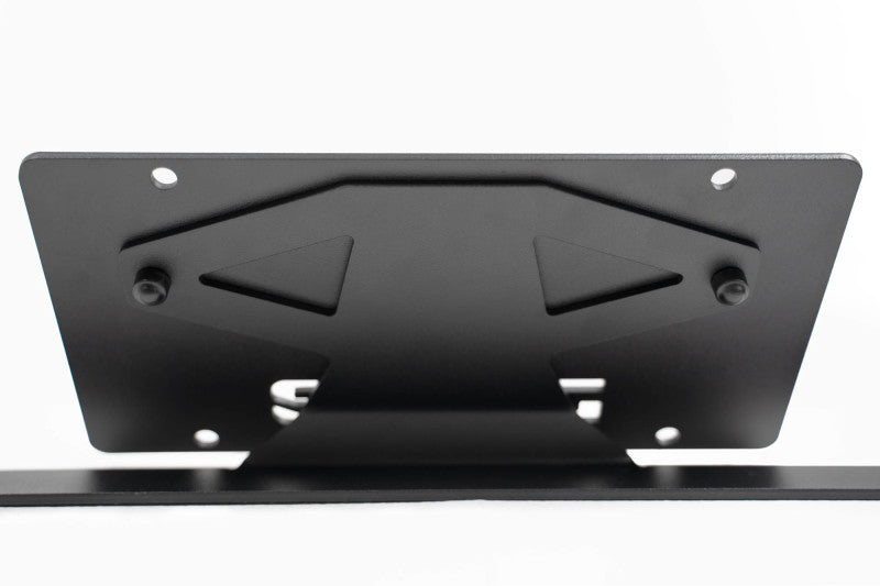 DV8 Offroad 2021 Ford Bronco Capable Bumper Slanted Front License Plate Mount - #LPBR-05