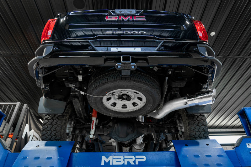 MBRP Chevy Silverado 2500HD 6.6L Armor Plus T409 5in DPF Back Exhaust