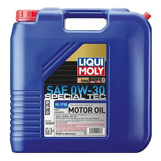 LIQUI MOLY 20L Special Tec B FE Motor Oil SAE 0W-30 (22269)