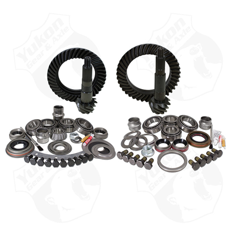 Yukon Gear & Axle YGK008 & Install Kit For Dana 30 Front / Dana 44 Rear Jeep TJ 4.88 Ratio