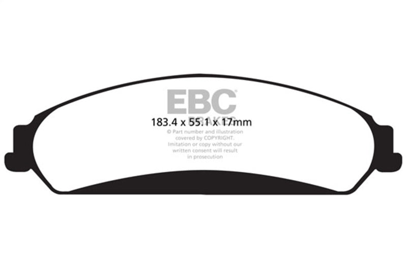 EBC 11+ Chrysler 300C 5.7 Yellowstuff Front Brake Pads DP42139R