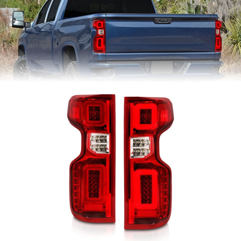 ANZO 2019-2024 Chevrolet Silverado 1500 LED Taillights