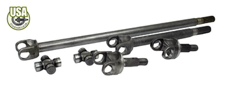 Yukon Gear & Axle ZA W24142 USA Standard 4340 Chrome-Moly Replacement Axle Kit For 74-79 Jeep Wagoneer / Dana 44 with Drum Brakes