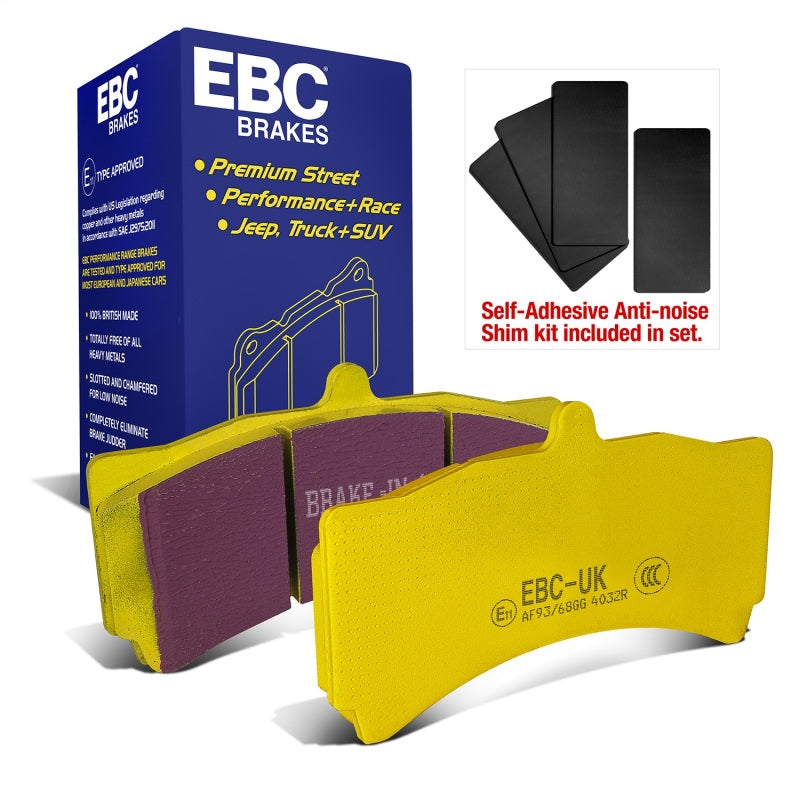 EBC Brakes Yellowstuff Performance Brake Pads DP4032R