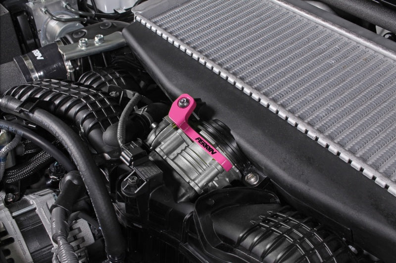 PERRIN 22-26 Subaru WRX / 19-25 Ascent / 20-25 Outback & Legacy Turbo TMIC Bracket - Hyper Pink