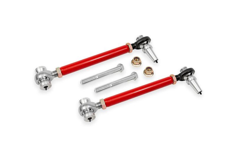 BMR 2016-2024 Chevy Camaro Front Double Adjustable Lower Control Arms - Rear - Red