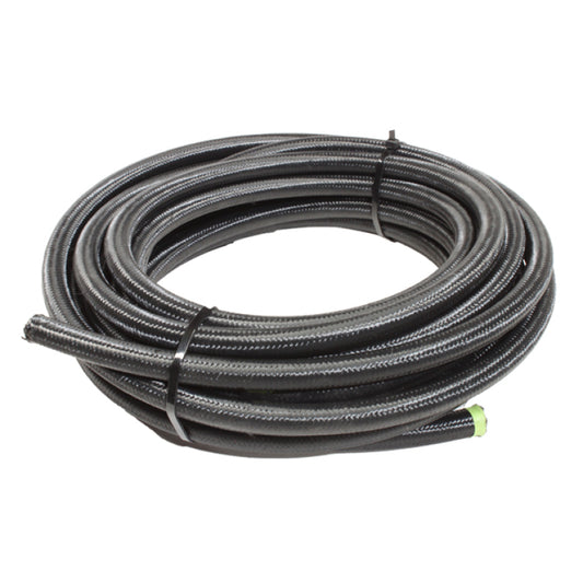 Snow Performance SNF-61230B 12 Black Nylon Braided Stainless PTFE Hose - 30ft
