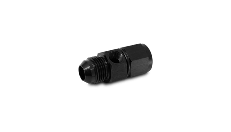 Vibrant -6AN Male to -6AN Female Union Adapter Fitting w/1/8in NPT Port