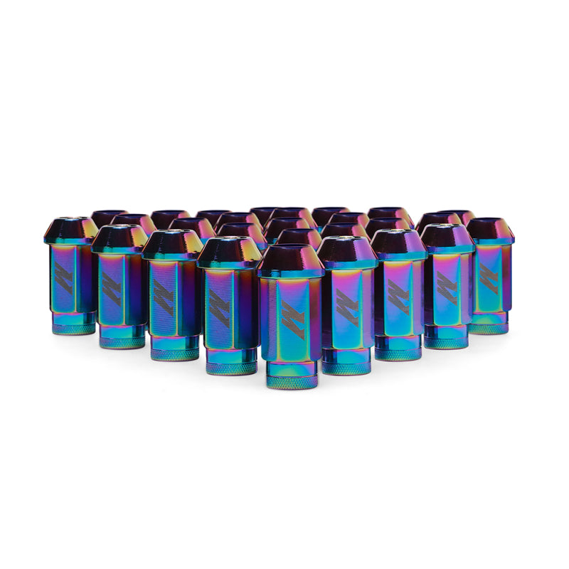 Mishimoto Aluminum Locking Lug Nuts M12x1.5 27pc Set Neo Chrome - #MMLG-15-27LNC