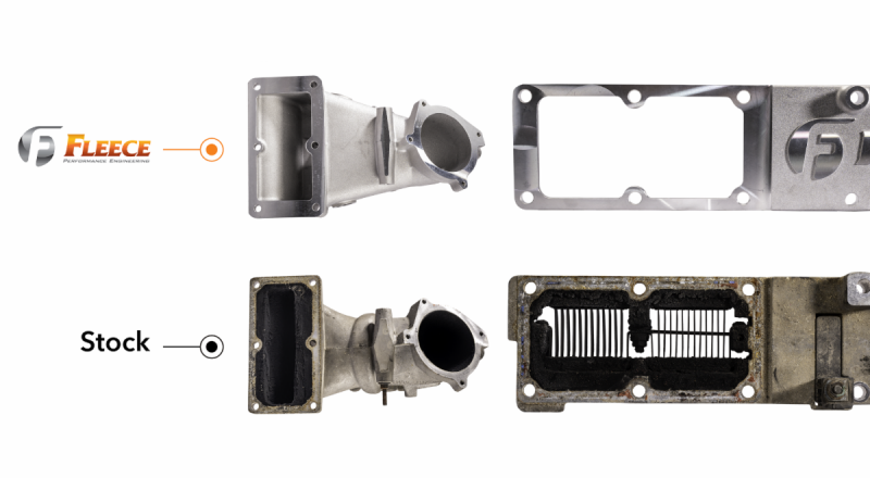 Fleece Performance FPE-CUMM-IHK-0724 for 07.5-24 Dodge RAM 6.7L Cummins Grid Heater & Intake Upgrade
